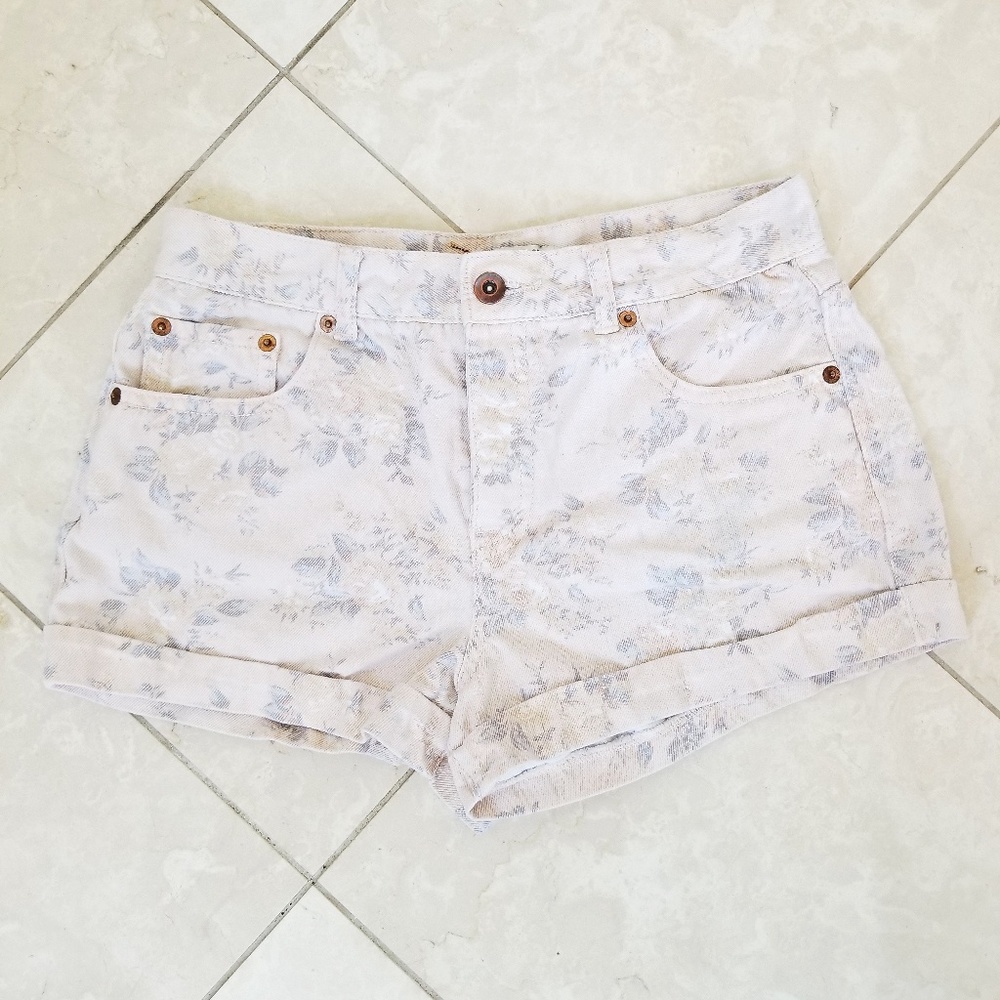 High Waisted Floral Shorts | Forever 21